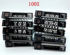 Lot 100 DXD9H Dell G14 2.5" SAS SATA HDD Tray Caddy R440 R640 R740 R740XD R940
