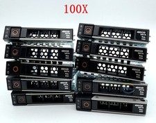 Lot 100 DXD9H Dell G14 2.5" SAS SATA HDD Tray Caddy R440 R640 R740 R740XD R940