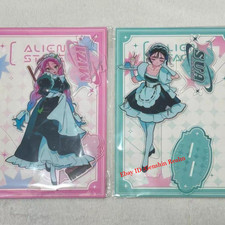 2Pcs/Set Alien Stage Mizi/Sua Acrylic Desktop Stand Figure Collection Decor Gift