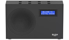 Bush Portable Compact DAB FM Radio LCD Display 8242303 Black - Lightly Used