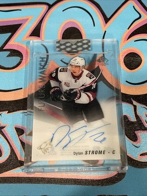 Dylan Strome Future Watch Autograph 2020-21 UD Clear Cut Arizona Coyotes (DJL4)