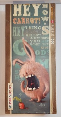 Heye Zozoville Monsters 1000 PC Vertical Puzzle ''Carrot'' 