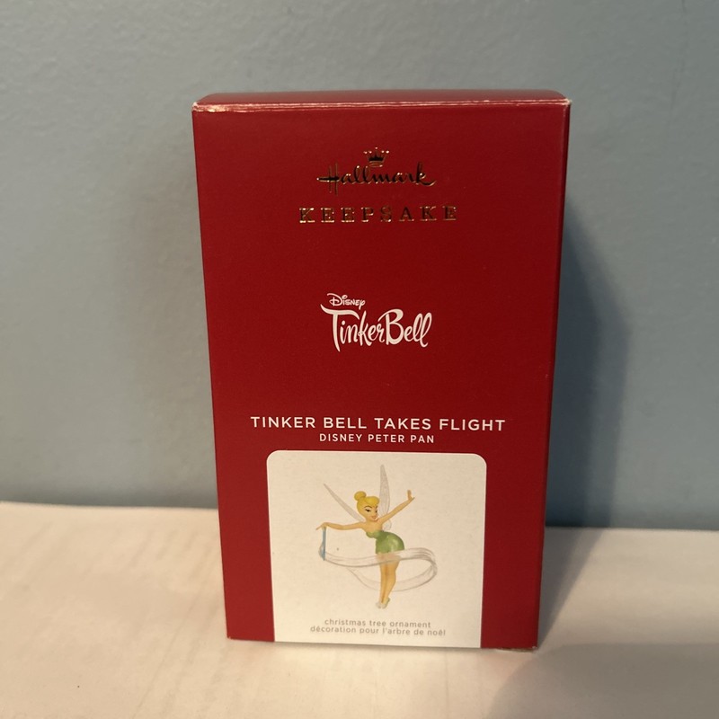 Hallmark 2021 Tinker Bell Takes Flight Disney Peter Pan Ornament NIB