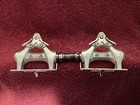 Vintage Shimano 600 Pedals Silver PD-6207 Missing Cage Touring Road USA Shipping — photo 2