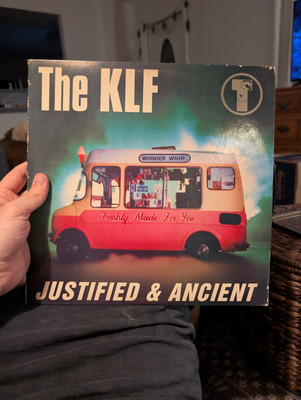 The KLF   Justified & Ancient   1992 12'' VINYL Single Arista 