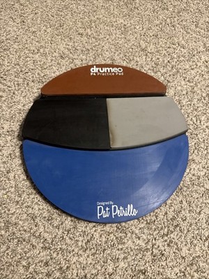 Drumeo P4 Drum Practice Pad Designed By Pat Petrillo Drumming 11-3/4''