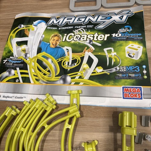 Mega Bloks 2008 MagNext iCoaster 100% Complete w/Manual & Box Tested & Works - Picture 7 of 16