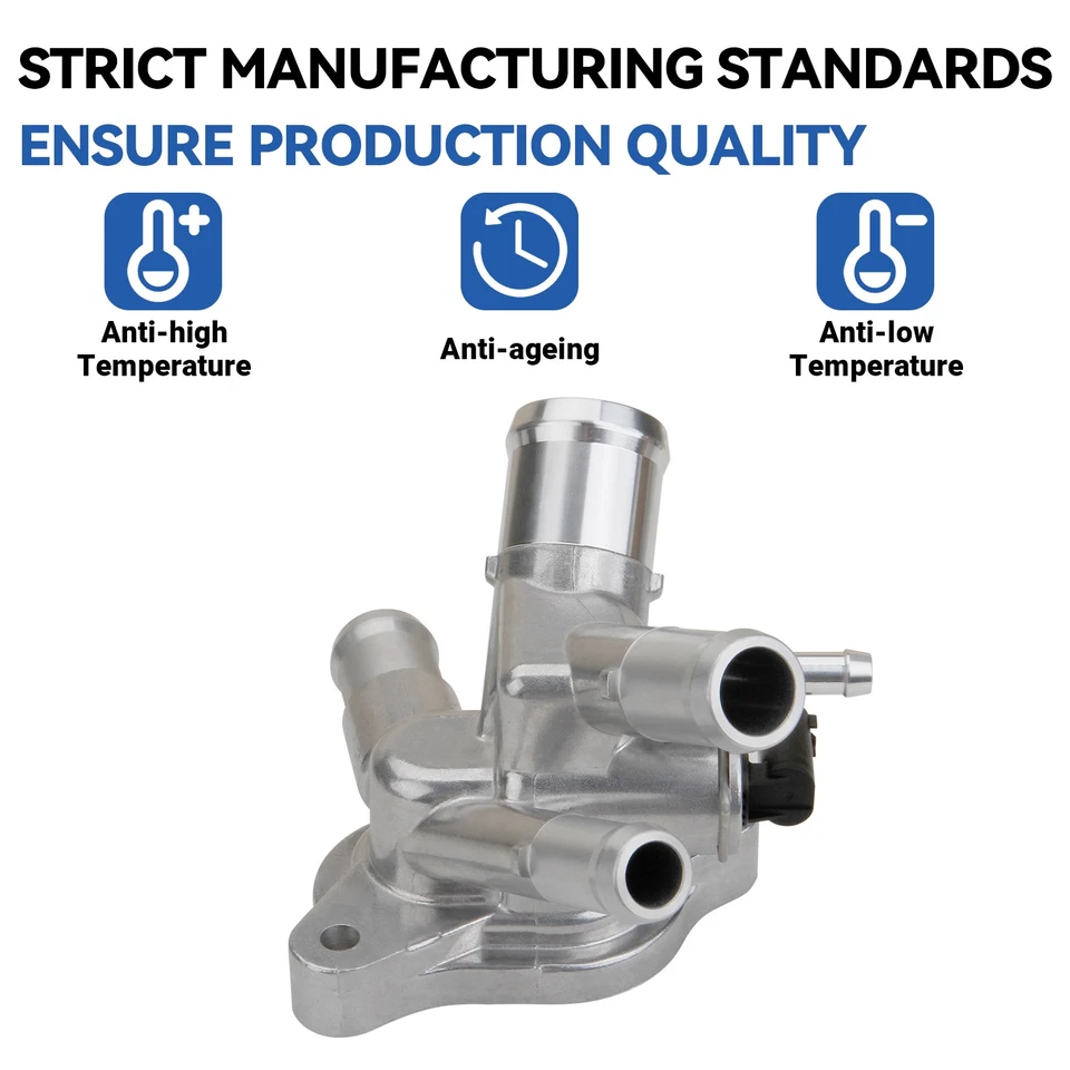 Carcasa de termostato Mitzone para Chevrolet Equinox GMC Terrain 18-25 1,5 L Foto 4 de 4