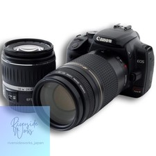 Canon EOS Kiss DIGITAL X Double Zoom Set Used New Memory Card Included JP