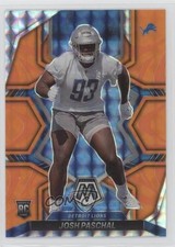 2022 Panini Mosaic Rookies Reactive Orange Mosaic Prizm Josh Paschal #388 1fk8