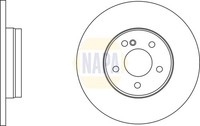 2X Napa Bremsscheibe Voll Ø300Mm FüR Mercedes-Benz C-Klasse T-Model S204 W204