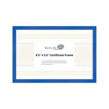 8.5" x 5.5" Certificate Frame - Wood Frame - Holds any document measuring 8.5" x