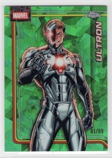 2026 Topps Chrome Marvel Sapphire Green /99 Refractor Card #185 - ULTRON
