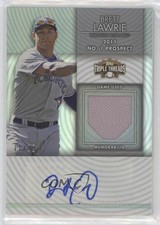 2012 Topps Triple Threads Unity Relics 71/99 Brett Lawrie #TTUAR-22 Auto 2r8