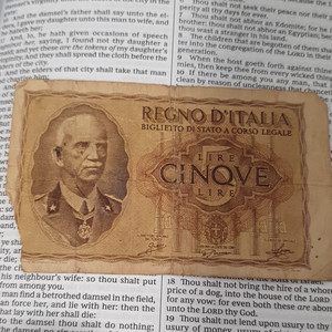Italy Regno d’Italia 5 Lire (Cinque Lire) Banknote Paper Money