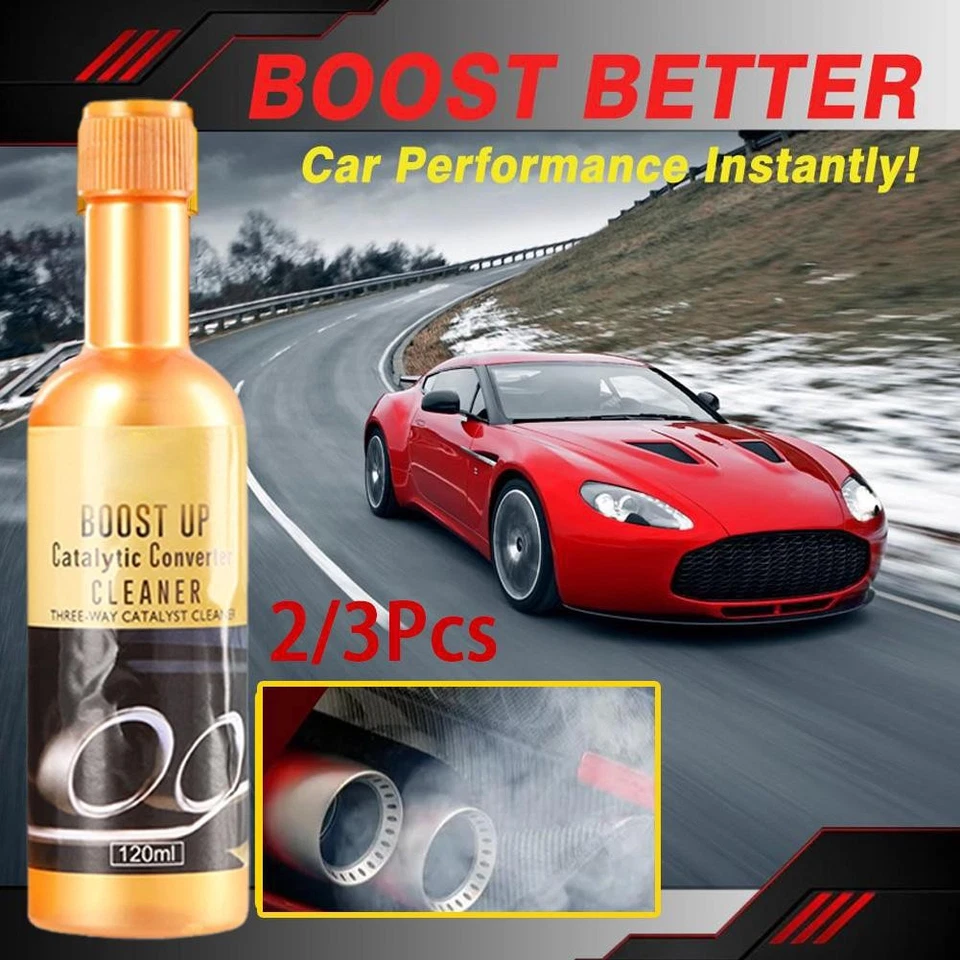 3PCS Boost Up Vehicle Engine Catalytic Converter Cleaner Multipurpose Clean 12`0 - Image 3 of 4