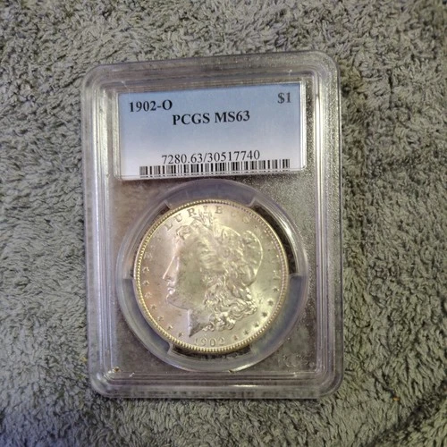 1902 O Morgan Silver Dollar PCGS MS-63