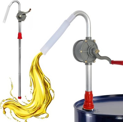 Lever Action Barrel Pump Rotary for Oil Transfer | 15 to 55 Gallon Drums
