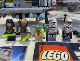 Lego Republic Frigate 7964 Star Wars 100% Complete Set with Box Commander Wolffe