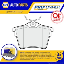 Brake Pads Set fits PEUGEOT 607 2.0D Rear 00 to 11 Proformer 425279 425326
