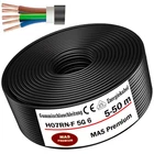 5-50m H07RN-F 5G6 Rubber Hose Pipe Construction Site Cable Flexible for Equip...