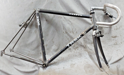 1989 Trek 2300 Road Bike Frame Set Medium 57cm Carbon/AL Silver BR