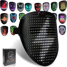 Led Mask Light up Mask with Gesture Sensing, Cool Toys Men Boys Gift