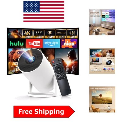 Innovative Mini Projector for Gaming & Movies: 10,000 Apps with Auto Keystone