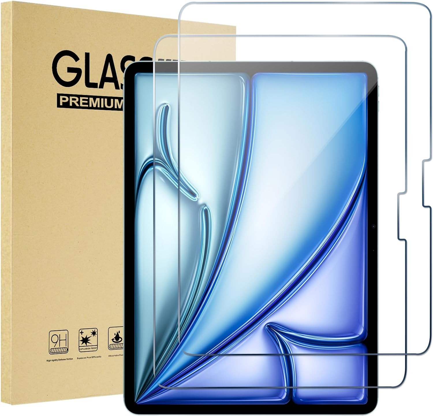 ProCase 2 Pack Screen Protector for iPad Air 11-Inch M4/M3/M2 (2026/2025/2024),