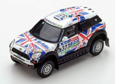 TSM MODEL - MINI All4 Racing #323 X-raid Team Hunt-Schulz 10th Rally Dakar 201...