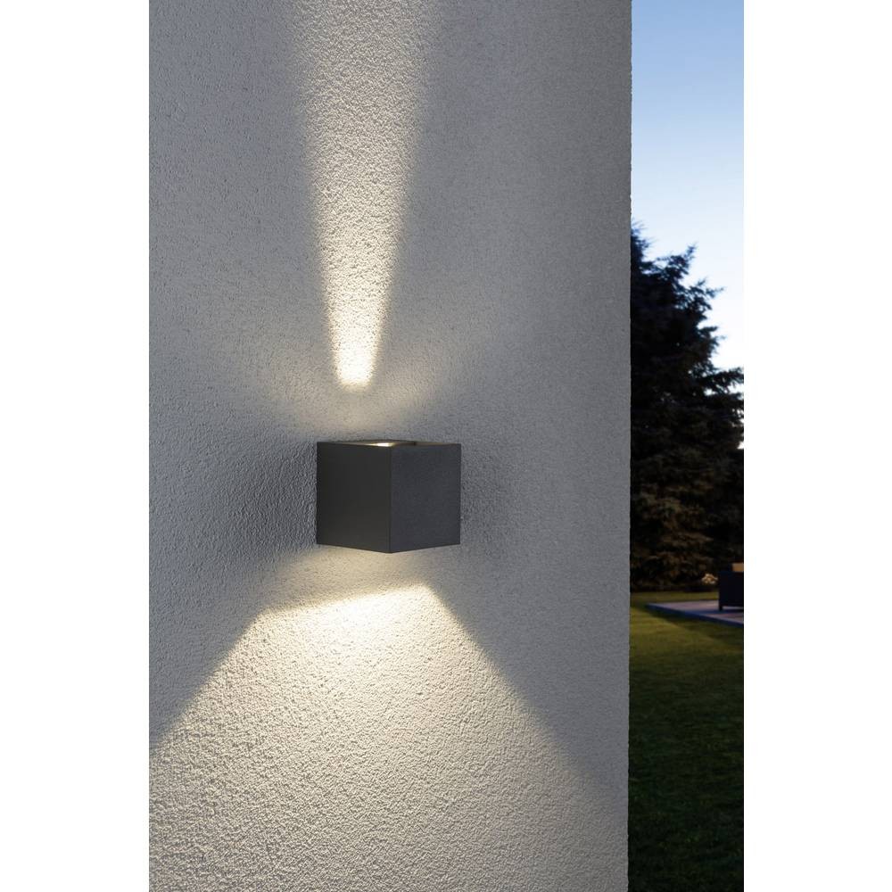 Applique LED exterieure 6W ambiance terrasse Paulmann Cybo lumineuse