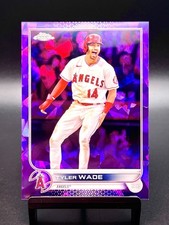 2022 Topps Chrome Update SE #US232 Tyler Wade PURPLE SAPPHIRE /10! SSP Angels