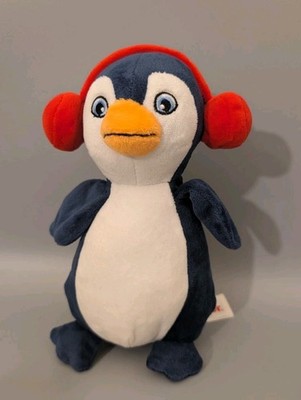 Ferrero Kinder Schokolade Plüsch Maxi Mix Pinguin Emian mit Ohrwärmer Stofftier 