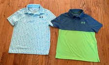 A Lot 2 Boy's Under Armour Loose Heat Gear Short Sleeve Shirts, Size YSM