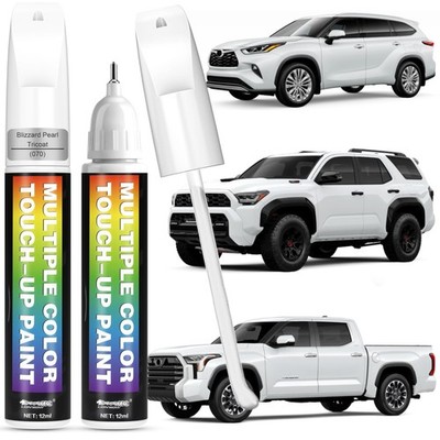 Toyota Blizzard Pearl 070 Car Touch Up Paint Pen 2-Pack Automotive Repair Kit