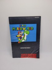 Super Mario World - Super Nintendo SNES - Manual Only - Fast Shipping