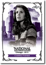 CARRIE FISHER -  Princess Leia "Star Wars" - 2013 Leaf PROMOTIONAL Card