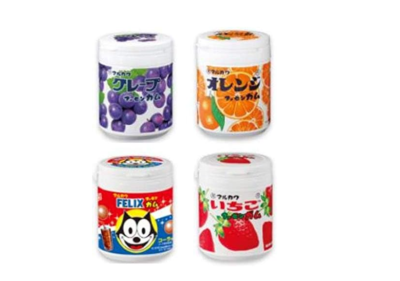 marukawa商品になります 12/6 Marukawa gum bottle 130g 4-piece set grape, orange, strawberry