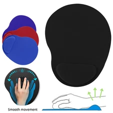 Ergonomic Comfortable Mouse Pad Mat With Wrist Rest Support Non Slip PC Mousepad