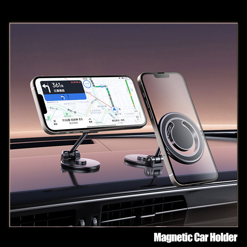 Rotatable Magnetic Car Phone Mount – Universal Magsafe For IPhone 16/15/14 & Android