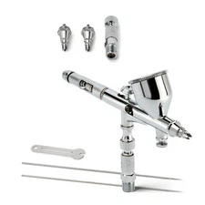 Dual Action Airbrush Kit w/ Three Tips and MAC Valve
