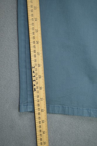 Everlane Chino Pants Men's Sz 40x32 Teal Blue Slim Fit Stretch Cotton Spandex - Picture 3 of 7