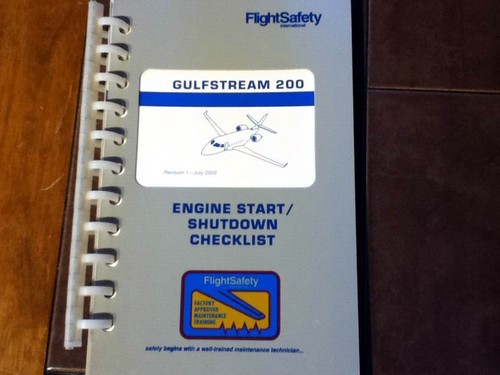 Gulfstream 200 Engine Start and Shutdown Checklist, G200