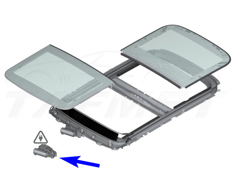 Sunroof Motor Repair Gear for Mini R56 Clubman R55 Countryman R60