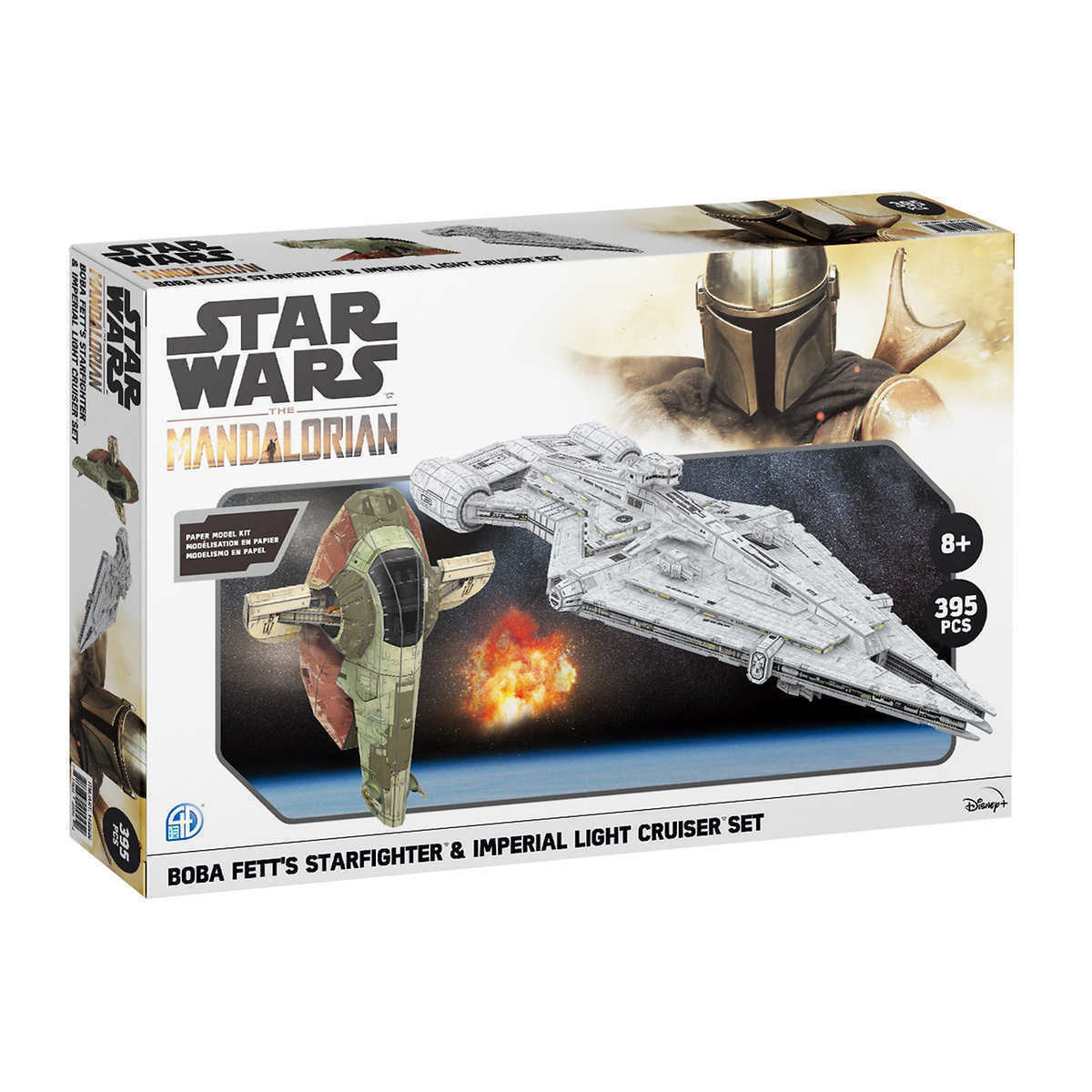 Star Wars Mandalorian 3D Puzzle Twin Pack – Boba Fett's Starfighter and Imperial