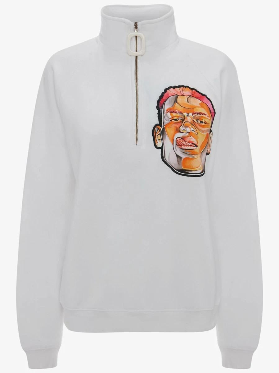 Jw anderson top half zip sweater
