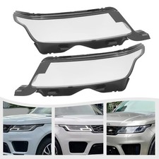 For Land Rover Range Rover Sport 2018-2022 Pair Headlight Headlamp Lens Cover US
