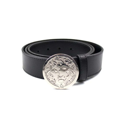mens versace lion head belt