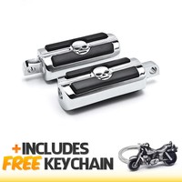 Harley Davidson Skull Head Front & Rear Foot Peg Rest Chrome+cruiser Keychain on sale Harley Davidson Skull Head Front & Rear Foot Peg Rest Chrome+cruiser Keychain on sale