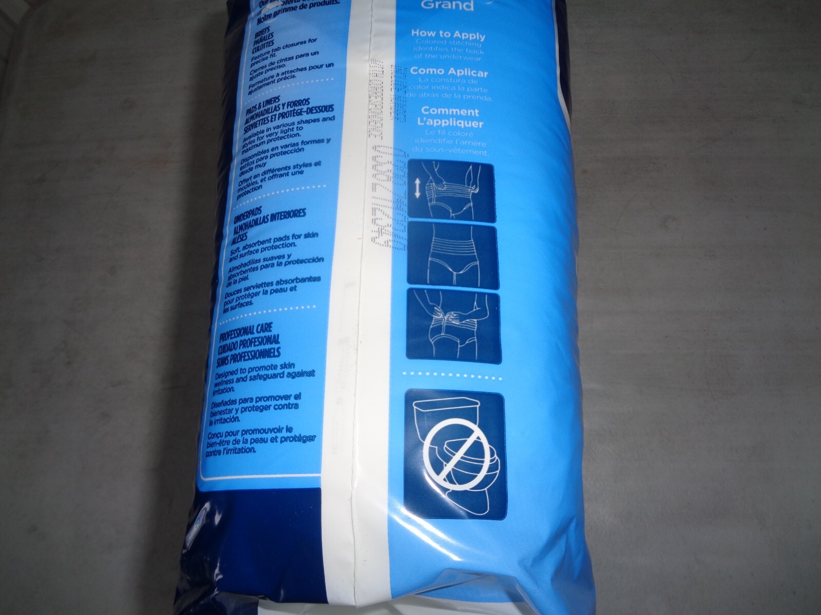 ATTENDS Unisex Disposable Underwear Large Heavy 72 Total Ct of 4 Pkgs